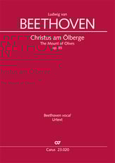 Christus am Olberge, Op. 85 SATB Vocal Score cover